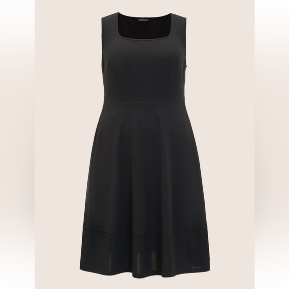 BloomChic Solid Pocket Sleeveless Ruffle Hem Tank Dress us12 - Picture 8 of 9